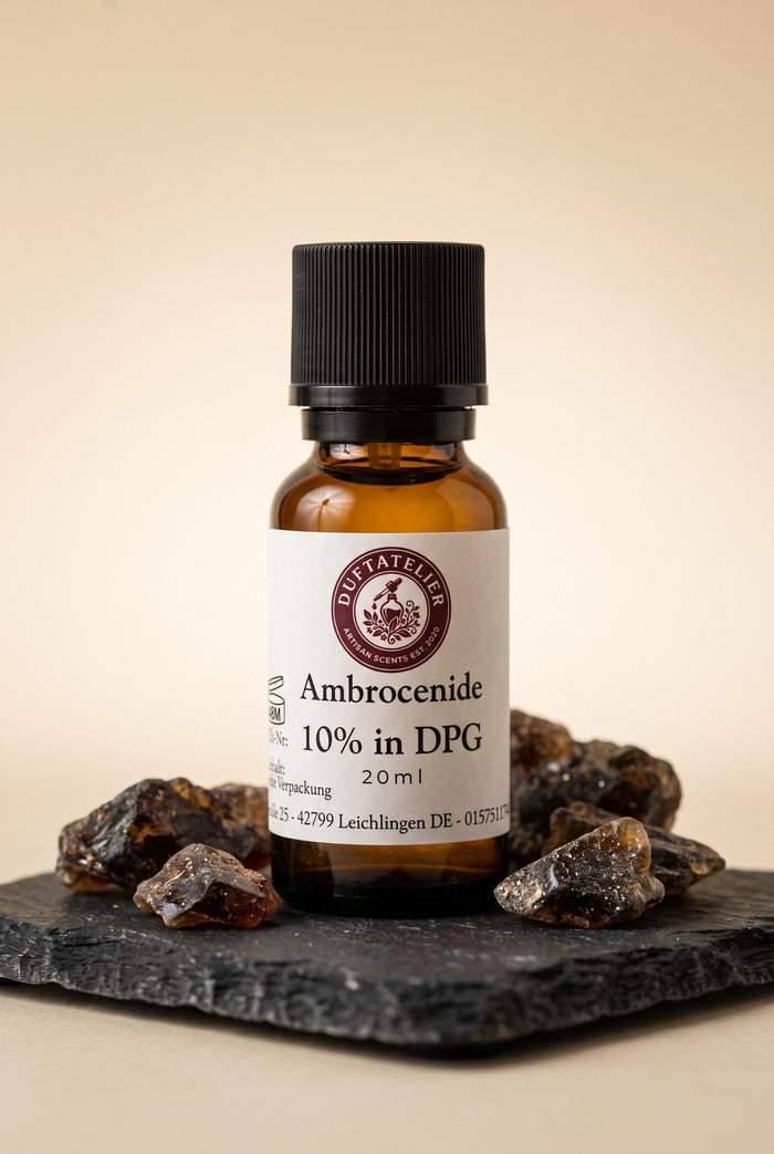 Ambrocenide 10% in DPG – 20ml Braunglasflasche Duftatelier