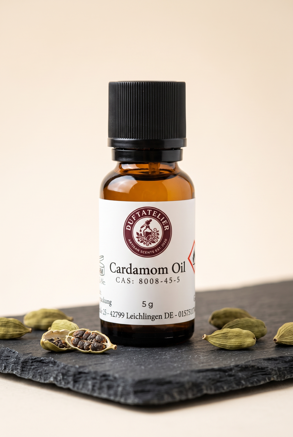 Cardamom Oil (Indien) – 20ml Braunglasflasche Duftatelier