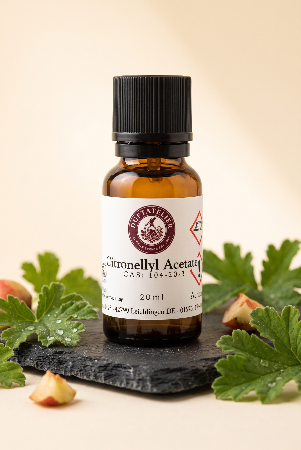 Citronellyl Acetate – 20ml Braunglasflasche Duftatelier