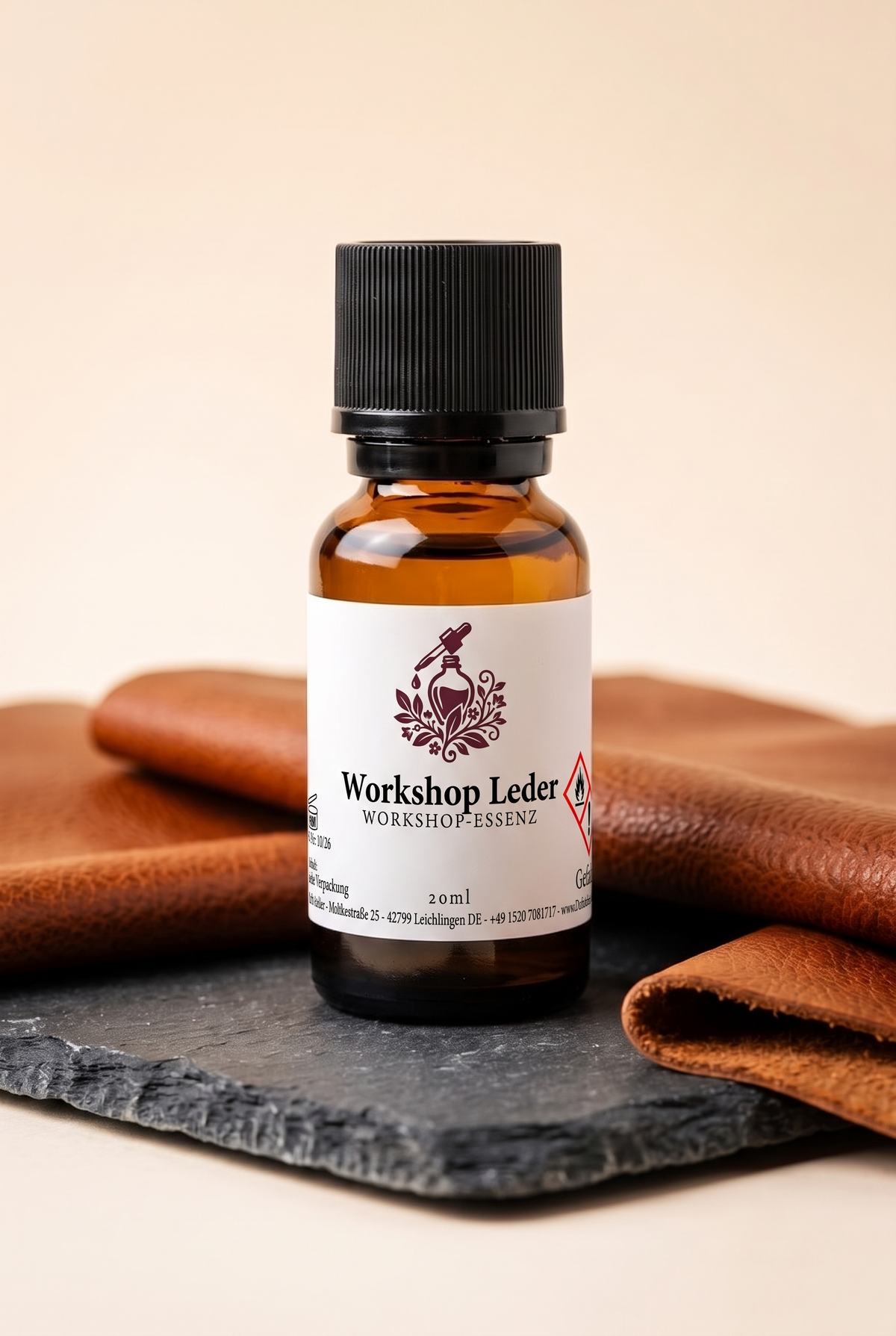 Workshop Leder – 20 ml Flasche