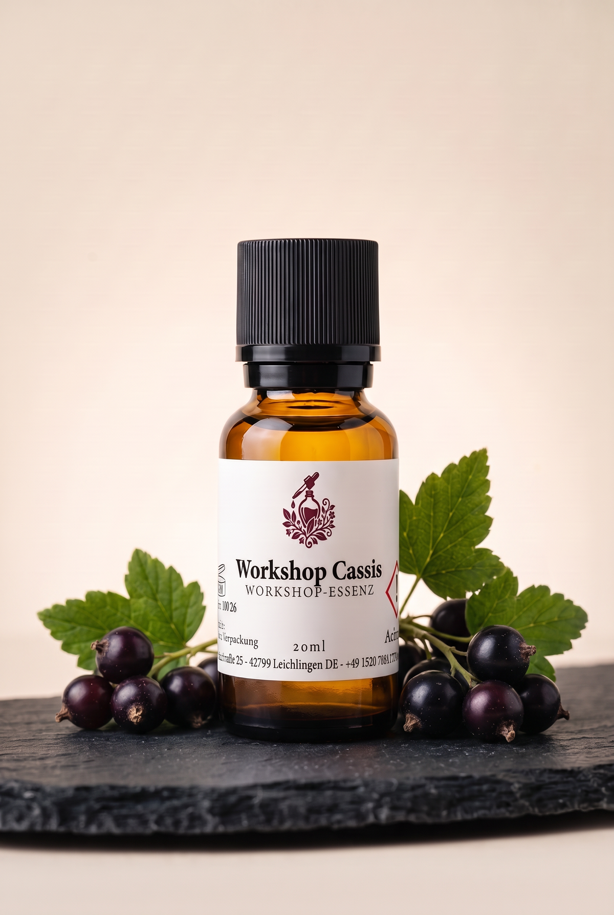 Workshop Cassis – 20 ml Flasche